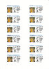 (D) Feuille avec 12 timbres Lions-WebStamp à CHF 1.10 au faveur de D102Centro (en allemand)