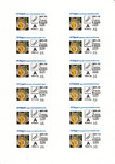 (D) Foglio con 12 francobolli Lions-WebStamp da CHF 1.20 a favore di D102Centro (in tedesco)